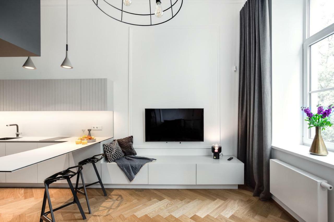 Ferienwohnung Telegrafas Lofts Centre Of Kaunas By Strazdo Telegrafas Exterior foto