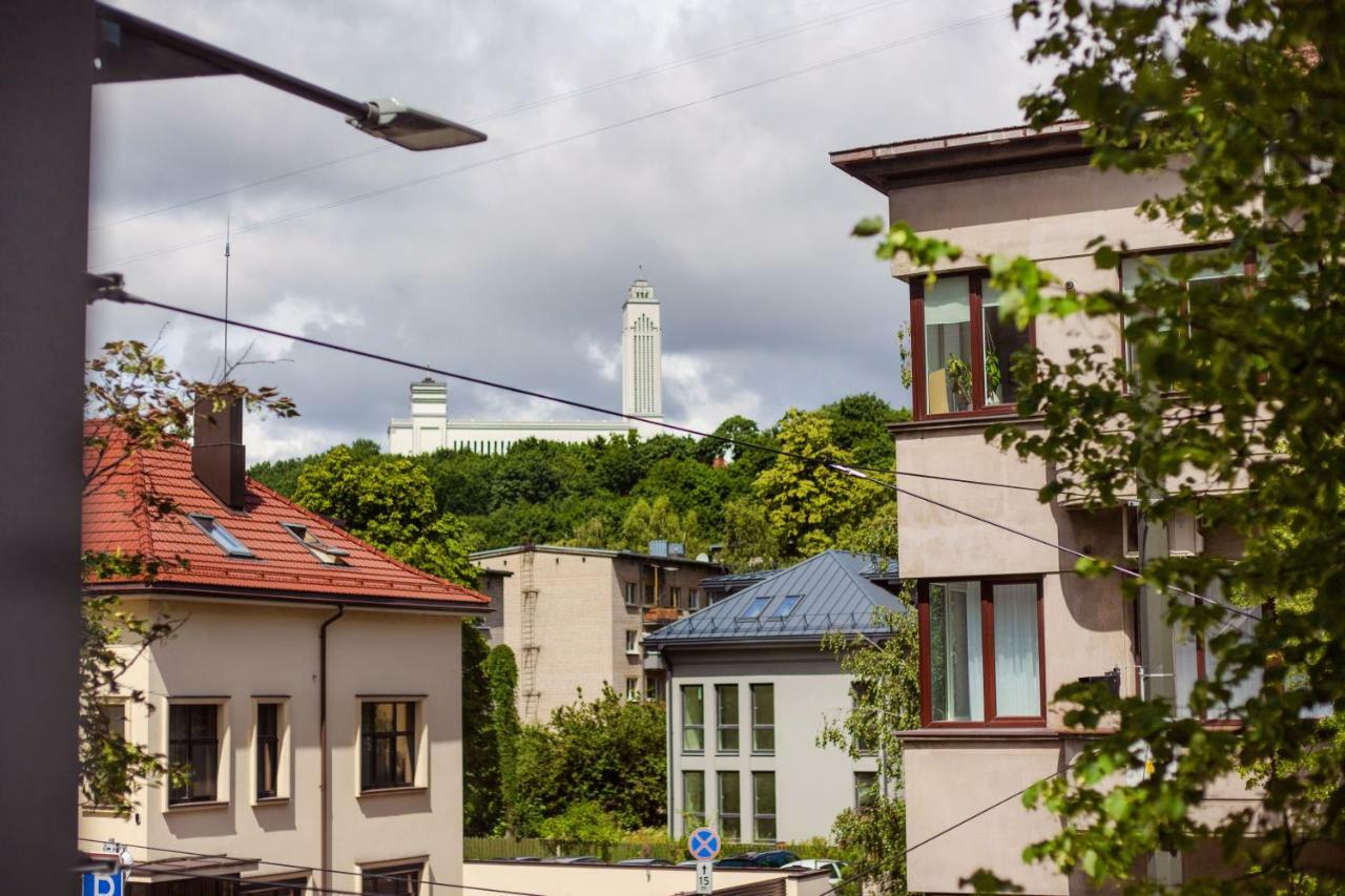 Ferienwohnung Telegrafas Lofts Centre Of Kaunas By Strazdo Telegrafas Exterior foto